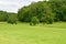 Cere la Ronde, France - july 15 2020 : landscape in front of the castle of Montpoupon