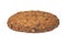 Cereal baked cookies isolated on the white background