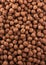 Cereal chocolate balls as background