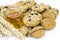 Cereal cookies, muesli, honey and nuts