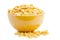 Cereal cornflakes in a bowl