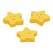 Cereal flakes stars icon, isometric style