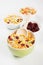 Cereal muesli with dried fruit