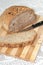 CEREALS BREAD KITCHEN KNIFE WOODEN BOARD