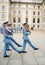 Ceremonial changing of the Guards at Prague Castle