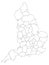 Ceremonial Counties Map of England