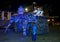 Ceremonial elephants prepare to parade through the streets of Kandy during the Esala Perahera in Kandy, Sri Lanka.