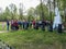 The ceremony at the mass grave in the village of Kaluga region (Russia) on 8 may 2016.