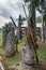 Ceremony site with megaliths. Bori Kalimbuang. Tana Toraja. Indonesia