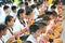 A ceremony in which the entire student body pays homage to their teachers