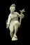 Ceres Demeter Olympian goddess of agriculture, harvest, grain, and the love between mother and child. Ancient statue isolated on