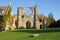 Cernay la Ville, France - april 3 2017 : Vaux de Cernay abbey