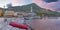 Cernobbio - The little town at Como lake  at dusk