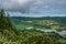 Cerrado das Freiras viewpoint to the famous Sete Cidades Lagoon, São Miguel - Azores PORTUGAL