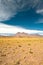 Cerro Miniques Miniques hill in the Altiplano high Andean Plateau, Los Flamencos National Reserve, Atacama desert, Antofagasta