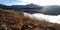 Cerro Pedernal and AbiquiÃº Lake light streams, NM