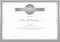 Certificate template for achievement, appreciation