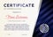Certificate template luxury and diploma style