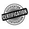 Certification rubber stamp