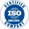 Certified Company Certificate ISO 9001:2015 Blue vector, Quality Certificate