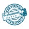Certified professional stamp