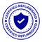 Certified Refurbished Rubber Stamp, Badge, Seal, Label, Emblem, Certified Refurbished Product, Goods, Quality Maintained, Tested,