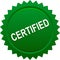 Certified seal stamp green