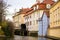 Certovka, Devil River, with watermill wheel at Kampa Island in Prague, Czech Republic