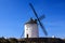 Cervantes Don Quixote windmills and Consuegra castle. Castile La