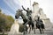 Cervantes Monument, Madrid, Spain