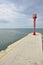Cervia, lighthouse at the harbor entrance 2