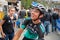 Cervinia, Italy 26 May 2018: Davide Formolo, Bora Hansgrohe Professional Team, after finish the last mountain stage