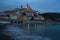 Cervo city with church of Saint Joan the baptist