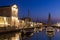 Cesenatico fishing village on the Adriatic Sea famous for its fish restaurants Romagna Romagna