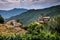 Ceserana and the medieval fortress, Garfagnana, Tuscany, Italy