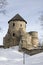 Cesis castle in winter, Latvia