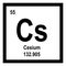 cesium icon vector