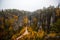 Cesky raj sandstone cliffs - Prachovske skaly, Czech Republic.