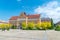 Cesky Tesin town hall on Czechoslovak Army Square at Cesky Tesin, Czech