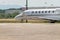 Cessna 680 Citation Sovereign Plus is parking in Lahr in Germany