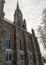 Cesvaine Evangelical Lutheran Church made of broken boulders and red bricks is an example of the neo-Gothic style, which stands