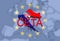 CETA - comprehensive economic and trade agreement on Euro Union backgound, Croatia map