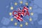 CETA - comprehensive economic and trade agreement on Euro Union Background and United Kingdom map
