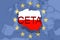 CETA - comprehensive economic and trade agreement on Euro Union and Poland map