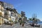 At Cetara - Italy - On july 2019 - The town of Cetara on Amalfi coast