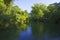 Cetina river near Omis, Croatia.