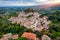 Cetona, Travel in Tuscany, Italy. Magnificent view of the ancient hilltop village of Cetona, Siena, Italy