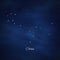 Cetus constellation, Cluster of stars, Whale constellation