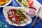 Ceviche Mexican style recipe with nachos