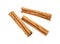 Ceylon cinnamon sticks. True cinnamon sticks isolated on white background